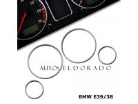 AROS DE MARCADOR CROMADOS BMW SERIE 5 e39 , 7 e38, X5 e53