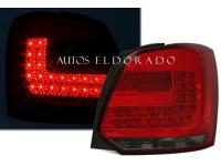 PILOTOS LED VOLKSWAGEN POLO 6R ROJO/AHUMADOS modelo 2