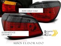 PILOTOS LED BMW SERIE 5 E60 INTERMITENTE DINAMICO ROJO/AHUMADO