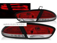 PILOTOS TRASEROS LED SEAT LEON 1P1 09-12 BLANCO/ROJO