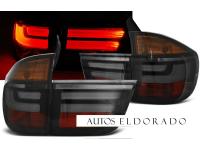 PILOTOS LED BMW X5 E70 07-11 AHUMADO/NEGRO LIGHTBAR