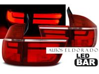 PILOTOS LED BMW X5 E70 07-11 BLANCO/ROJO LIGHTBAR